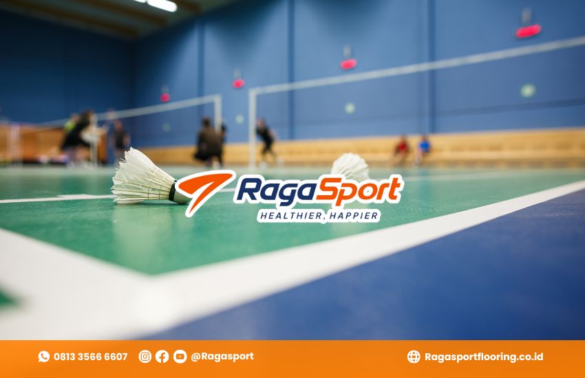 pengecatan lapangan badminton