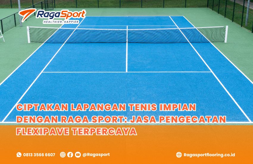 pengecatan flexipave lapangan tenis