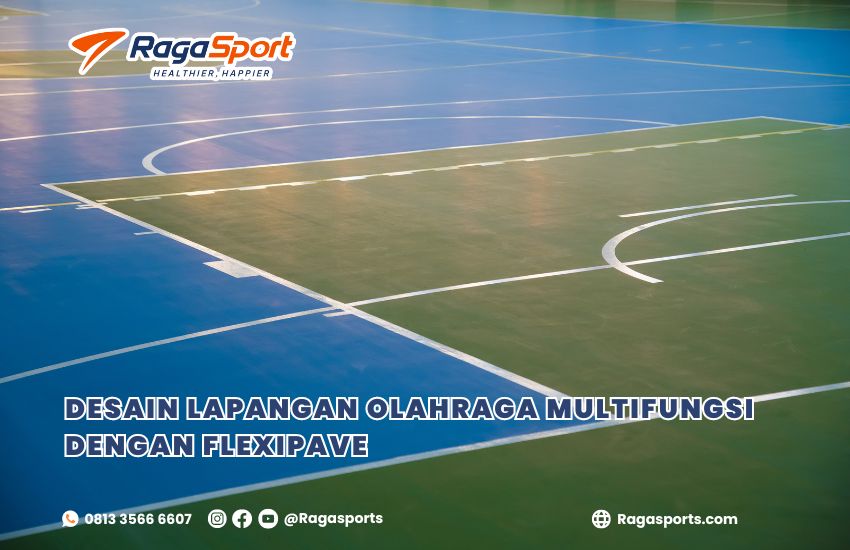 Desain Lapangan Olahraga Multifungsi dengan Flexipave