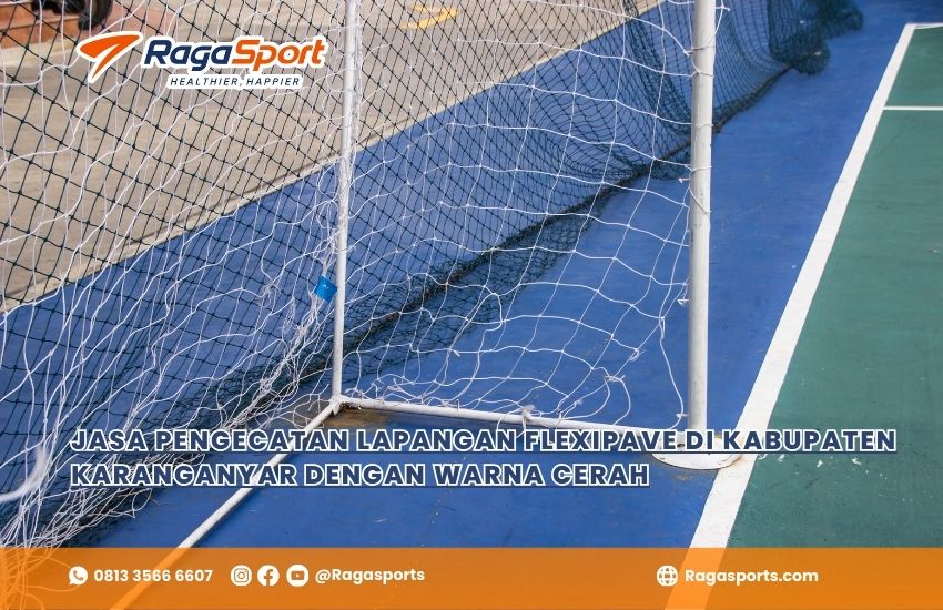 Jasa Pengecatan Lapangan Flexipave di Kabupaten Karanganyar dengan Warna Cerah