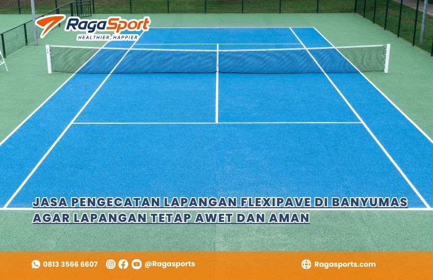 Jasa Pengecatan Lapangan Flexipave di Banyumas agar Lapangan Tetap Awet dan Aman