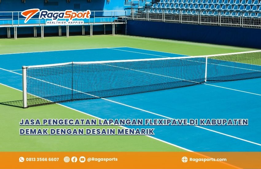 Jasa Pengecatan Lapangan Flexipave di Kabupaten Demak dengan Desain Menarik