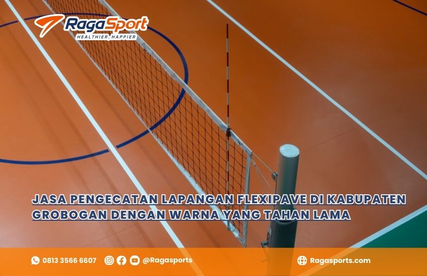 Jasa Pengecatan Lapangan Flexipave di Kabupaten Grobogan dengan Warna yang Tahan Lama