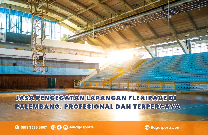 Jasa Pengecatan Lapangan Flexipave di Palembang, Profesional dan Terpercaya